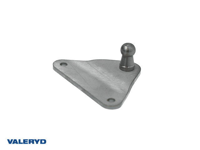 Monteringsbeslag till gasfjäder triangulär rostfri Ø10