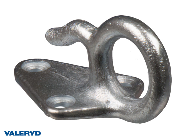 Fästkrok metall till lastnät med popnit (10-pack)